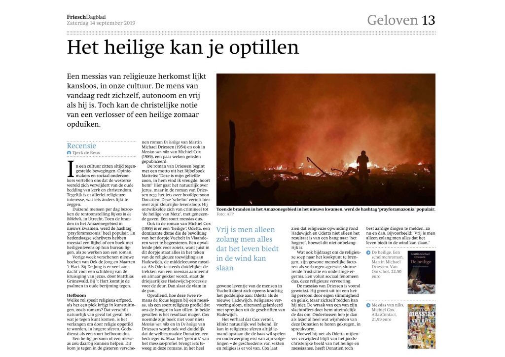 Michiel Cox Friesch Dagblad